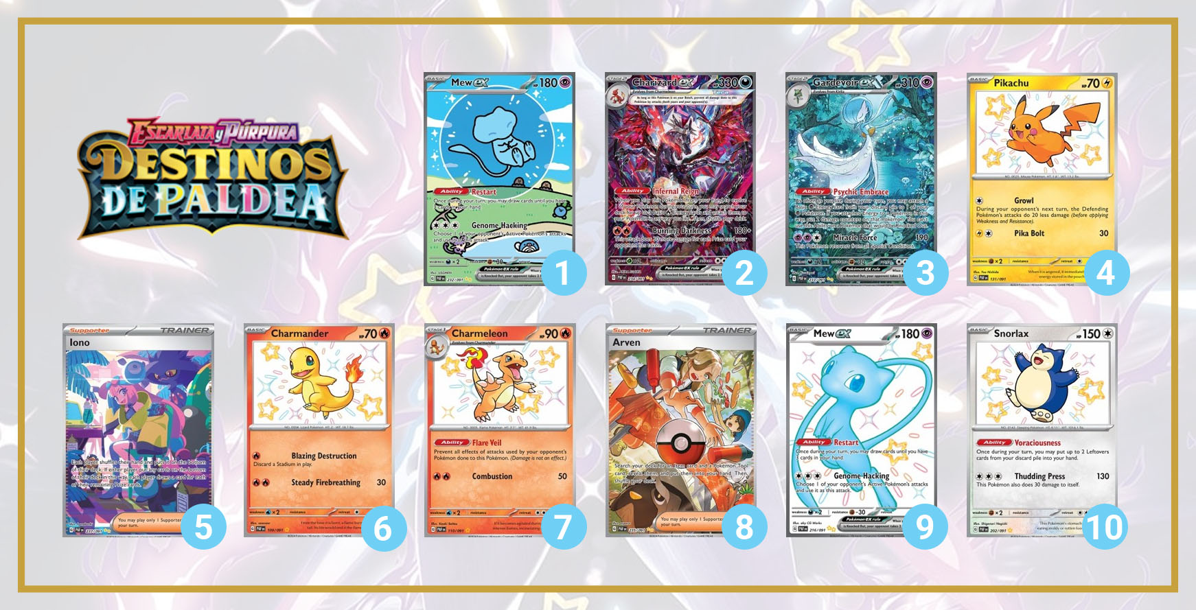 top 10 mejores cartas paldean fates